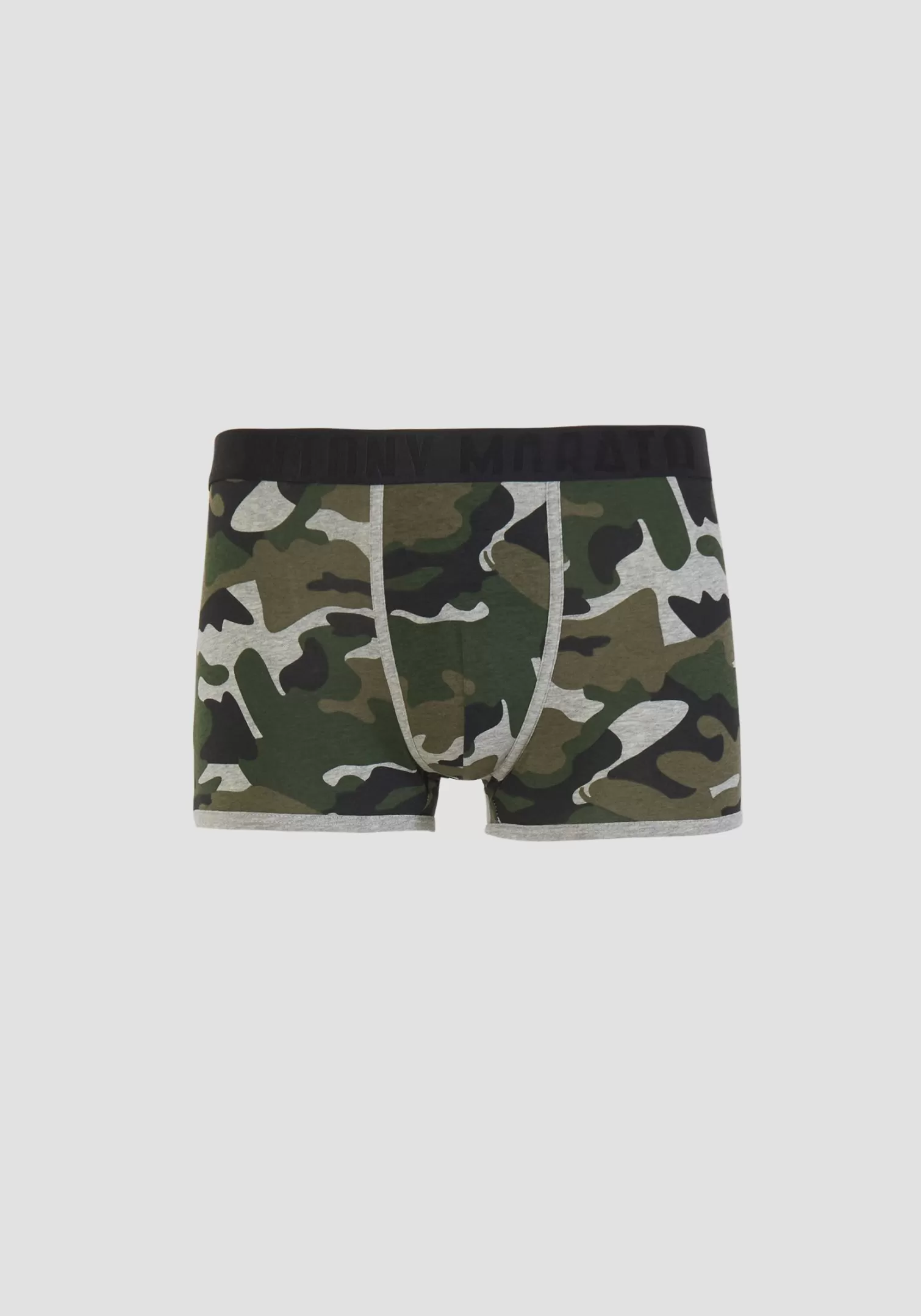 Intimo>Antony Morato Boxer In Cotone Stretch Con Stampa Camouflage Verde Scuro