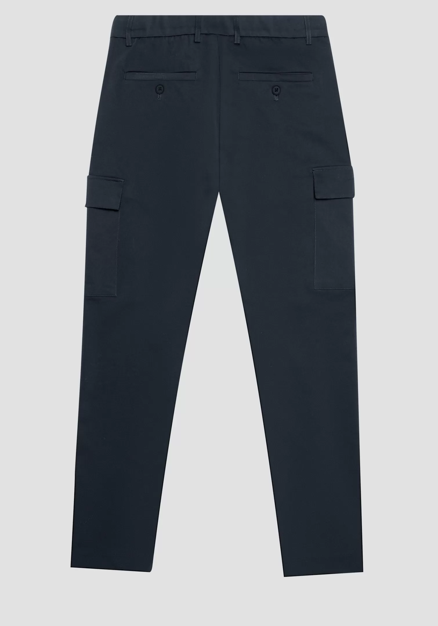 Pantaloni>Antony Morato Pantaloni Bjorn Skinny Fit In Tessuto Misto Cotone Elastico Ink Blu