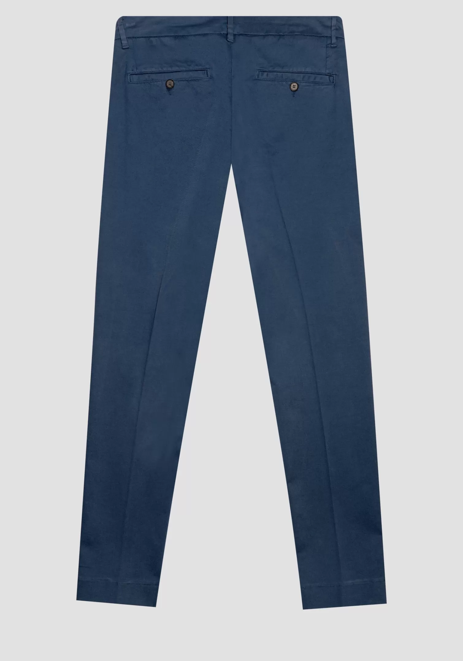 Pantaloni>Antony Morato Pantaloni Bryan Skinny Fit In Cotone Elastico Micro Armaturato Avio