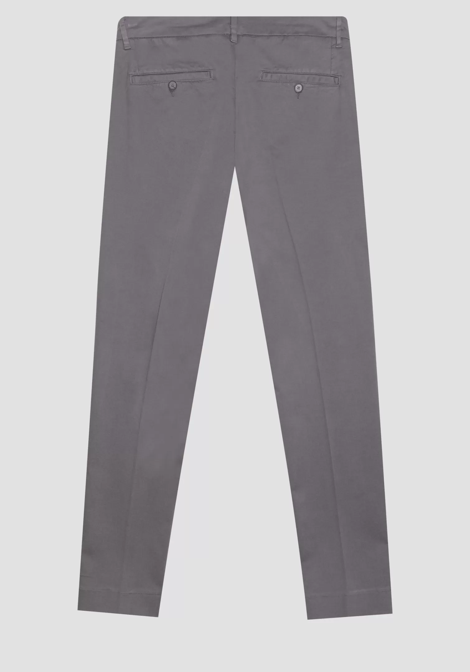 Pantaloni>Antony Morato Pantaloni Bryan Skinny Fit In Cotone Elastico Micro Armaturato Antracite