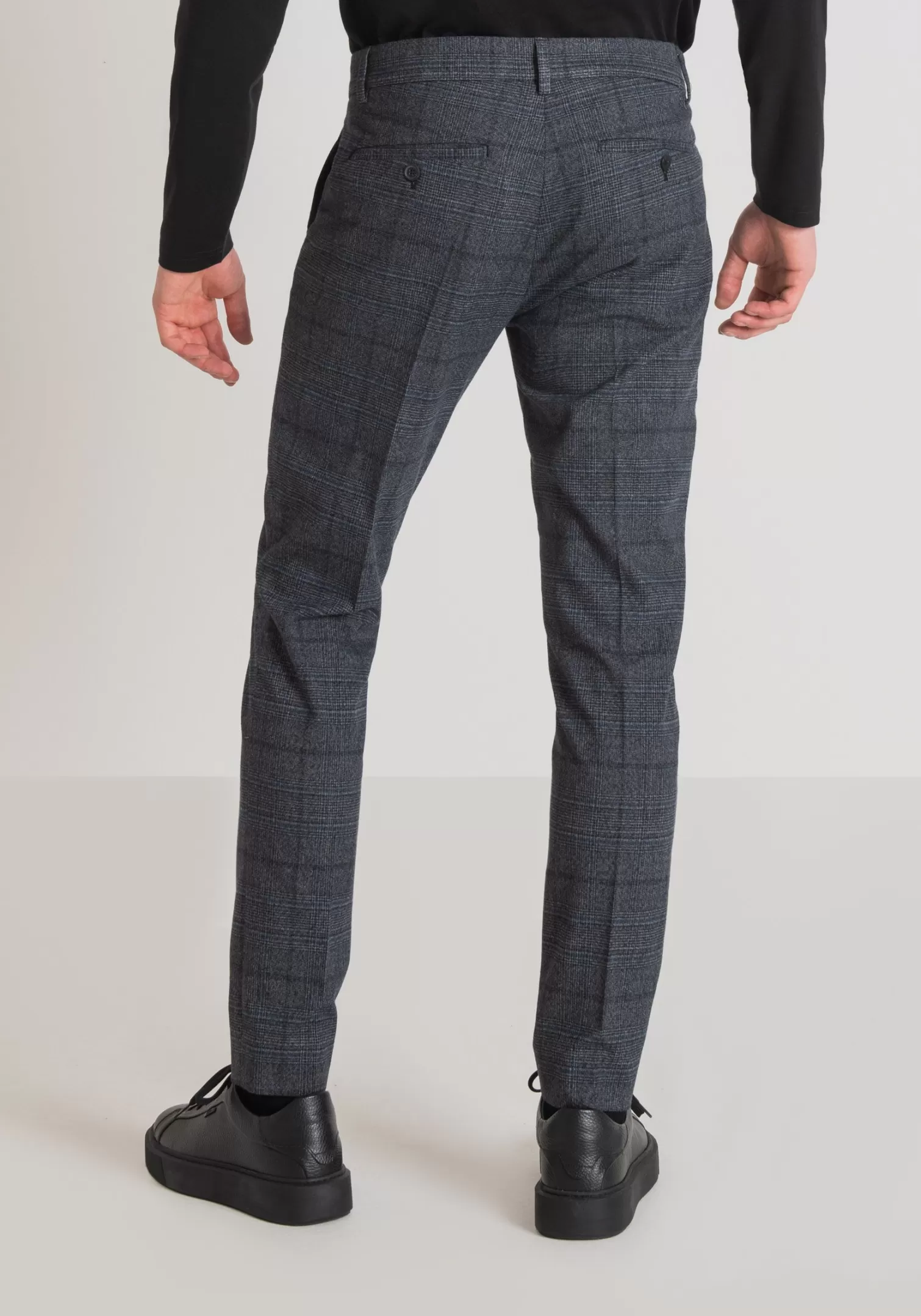 Pantaloni>Antony Morato Pantaloni Skinny Fit "Bryan" In Cotone Armaturato Elastico Ink Blu