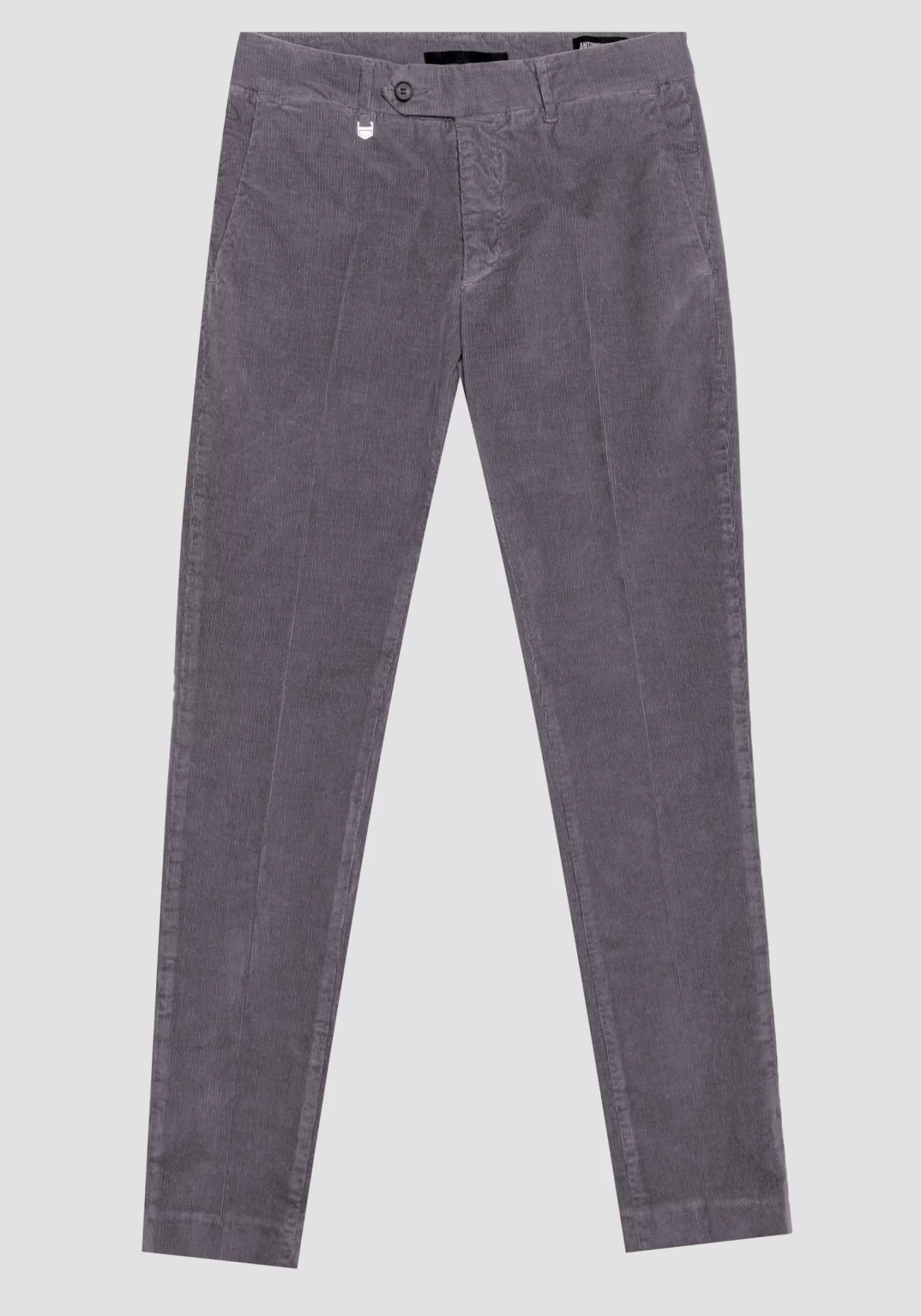 Pantaloni>Antony Morato Pantaloni Skinny Fit "Bryan" In Velluto Elasticizzato Antracite