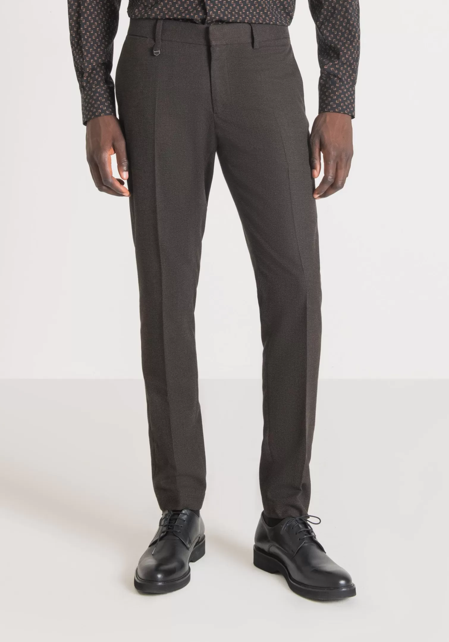 Pantaloni>Antony Morato Pantaloni Slim Fit "Bonnie" In Misto Viscosa Elastico Cammello