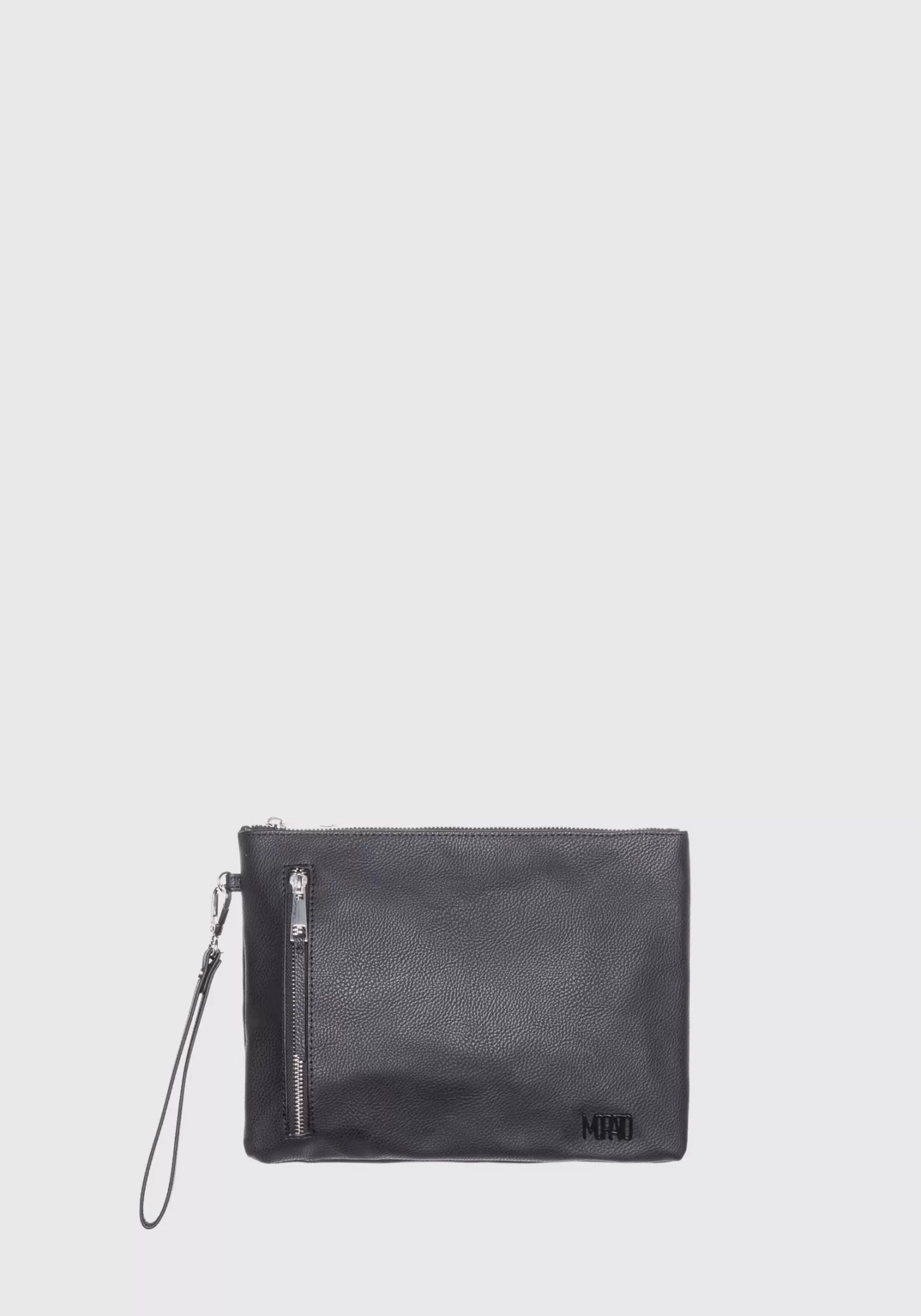 Borse E Marsupi>Antony Morato Pouch In Similpelle Con Logo Tono Su Tono Nero