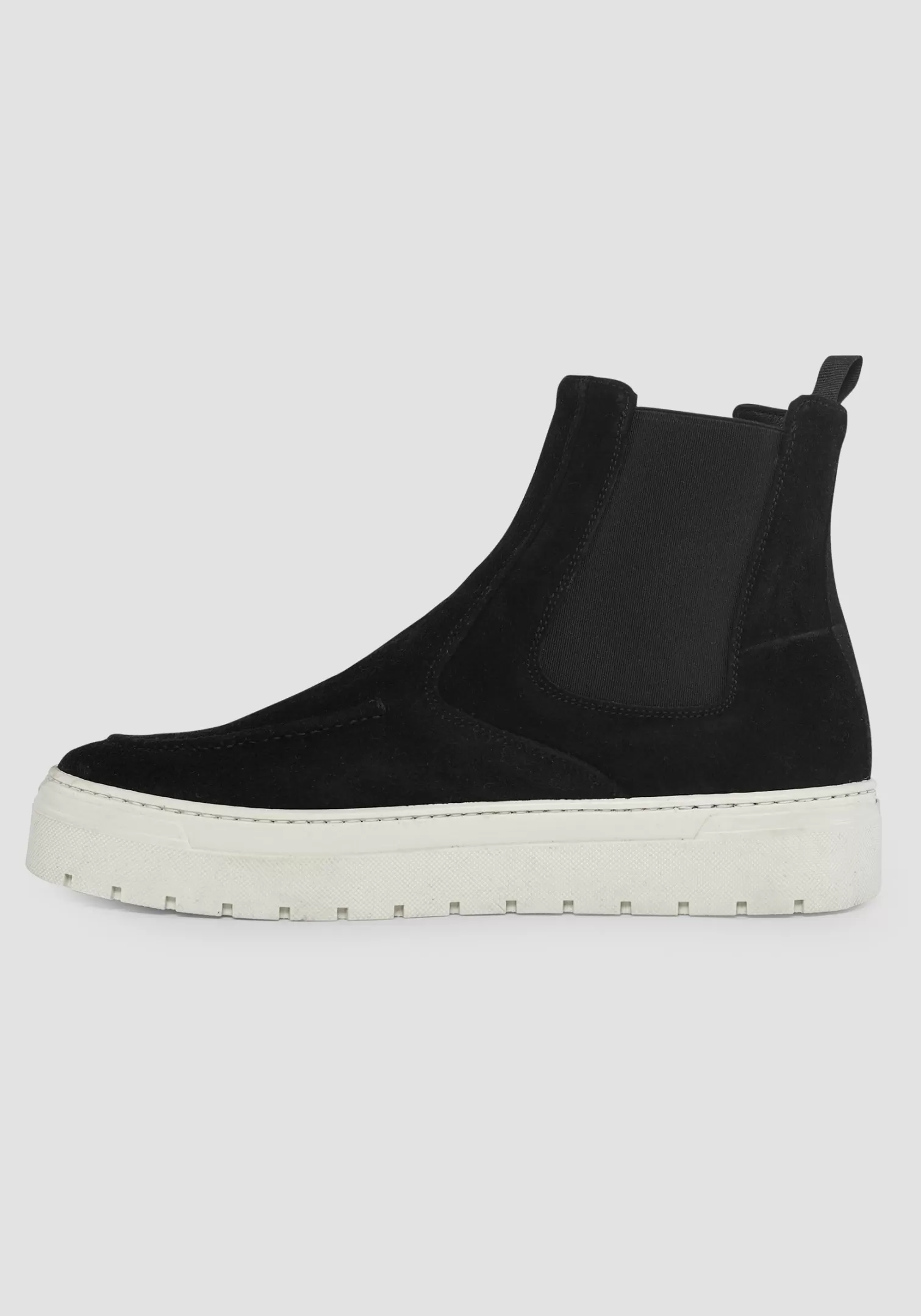 Sneakers>Antony Morato Sneaker Alta "Martin" In Camoscio Nero