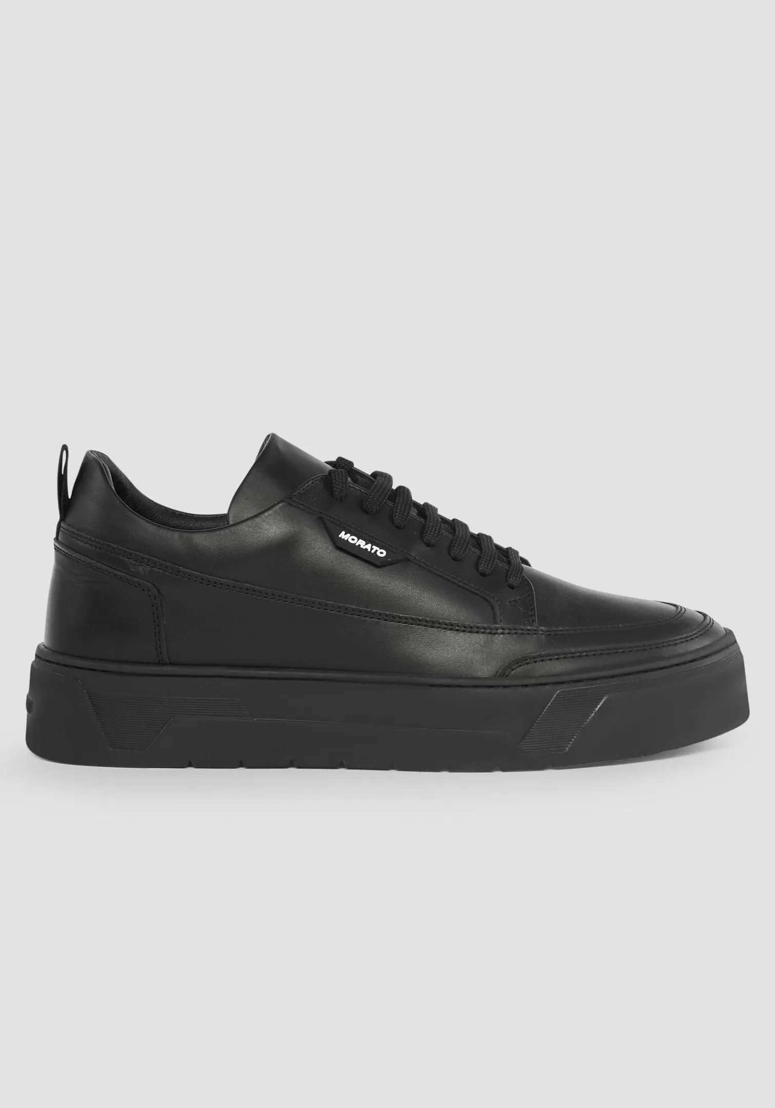 Sneakers>Antony Morato Sneaker Bassa "Flint" In Pelle Nero