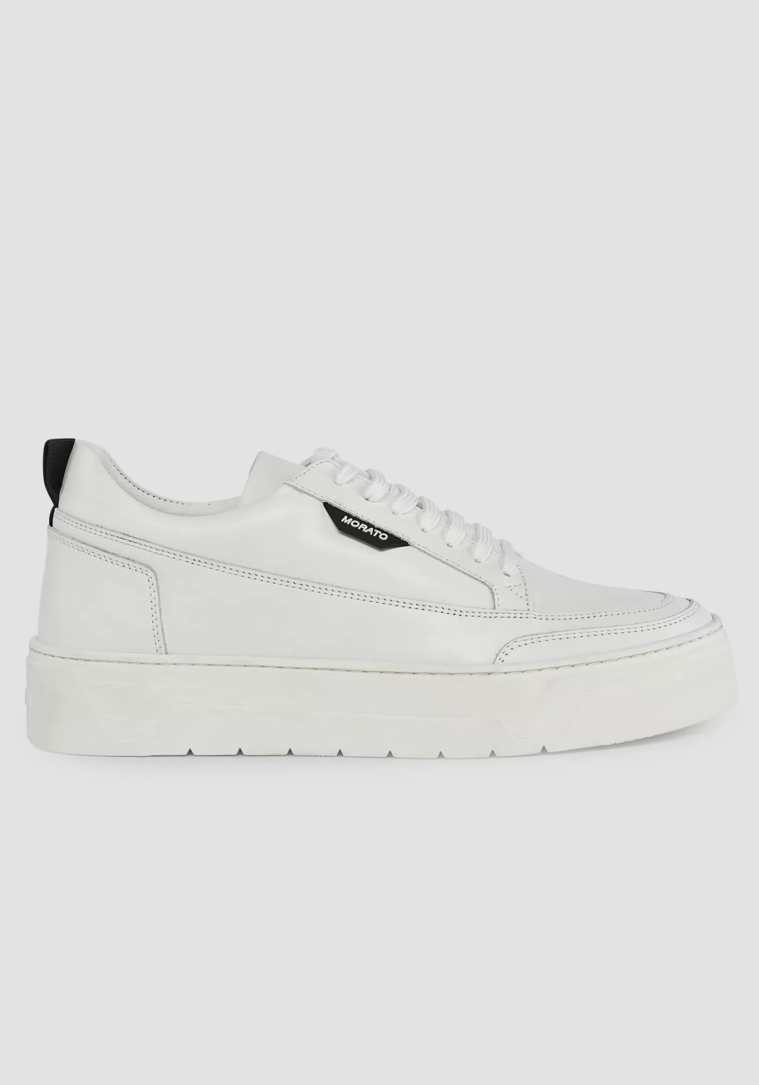 Sneakers>Antony Morato Sneaker Bassa "Flint" In Pelle Bianco