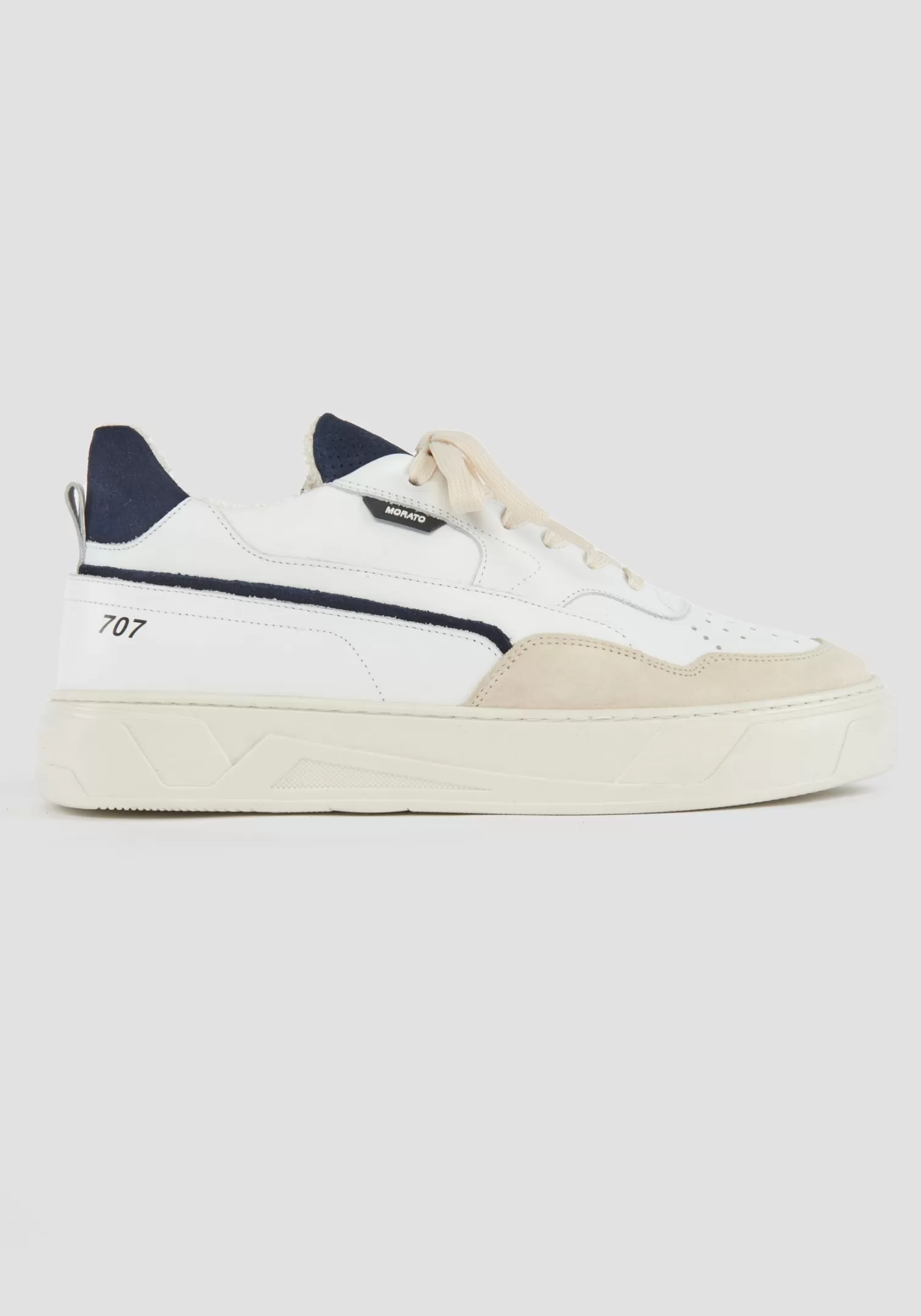 Sneakers>Antony Morato Sneaker Bassa Modello "707" In Pelle Ink Blu