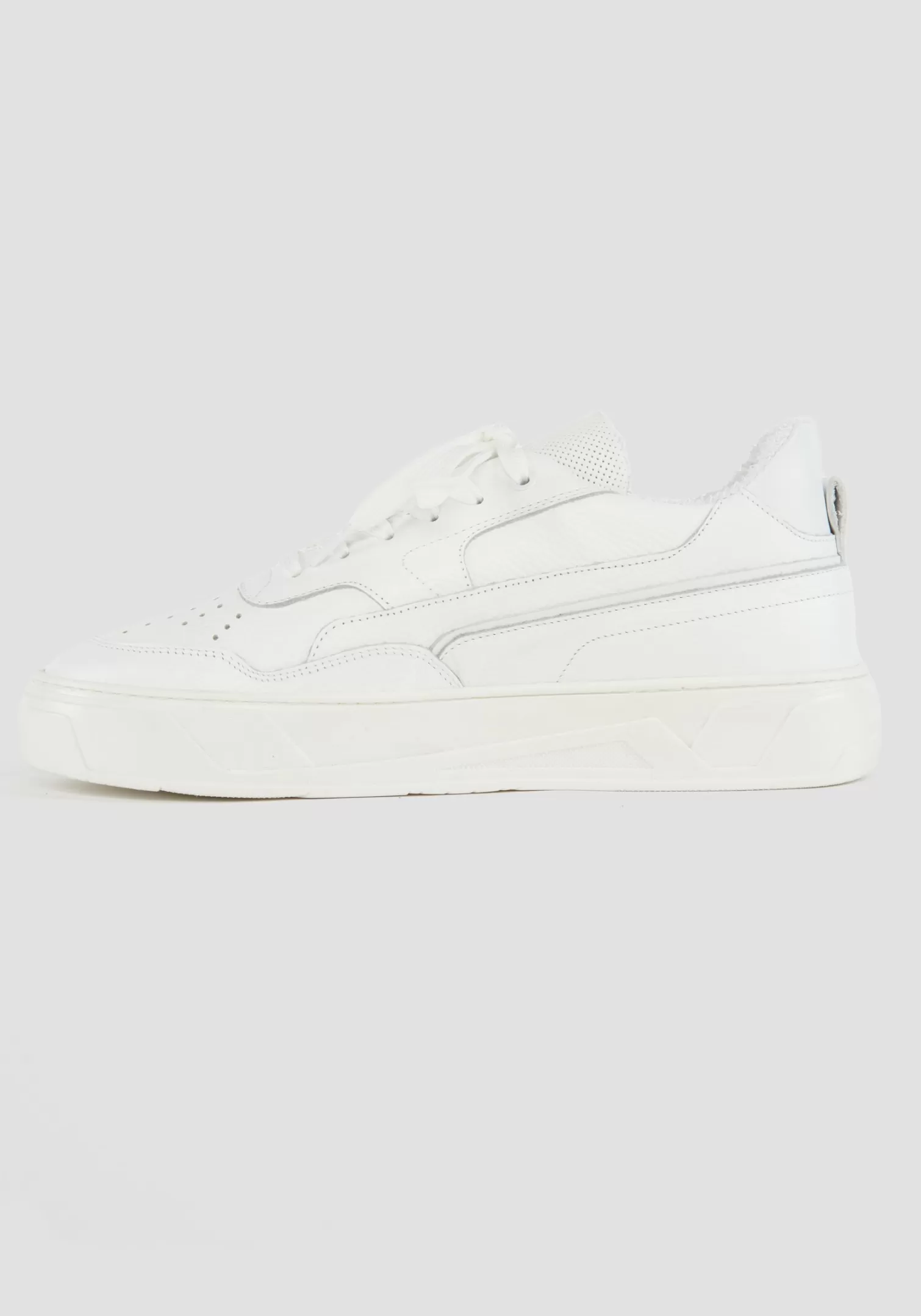 Sneakers>Antony Morato Sneaker Bassa Modello "707" In Pelle Bianco