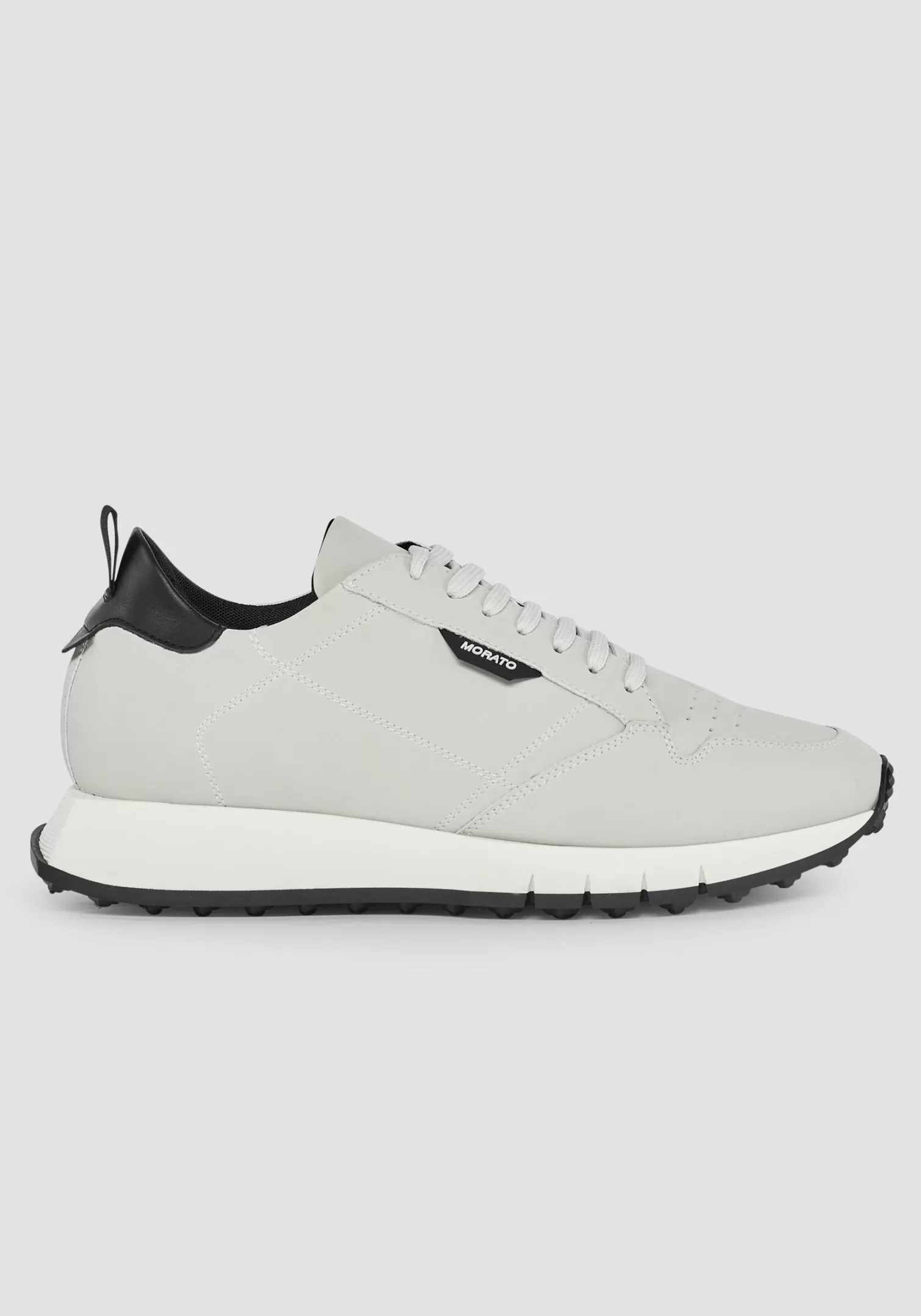 Sneakers>Antony Morato Sneaker Bassa "Run Wheaton" In Nabuk Riciclato Bianco